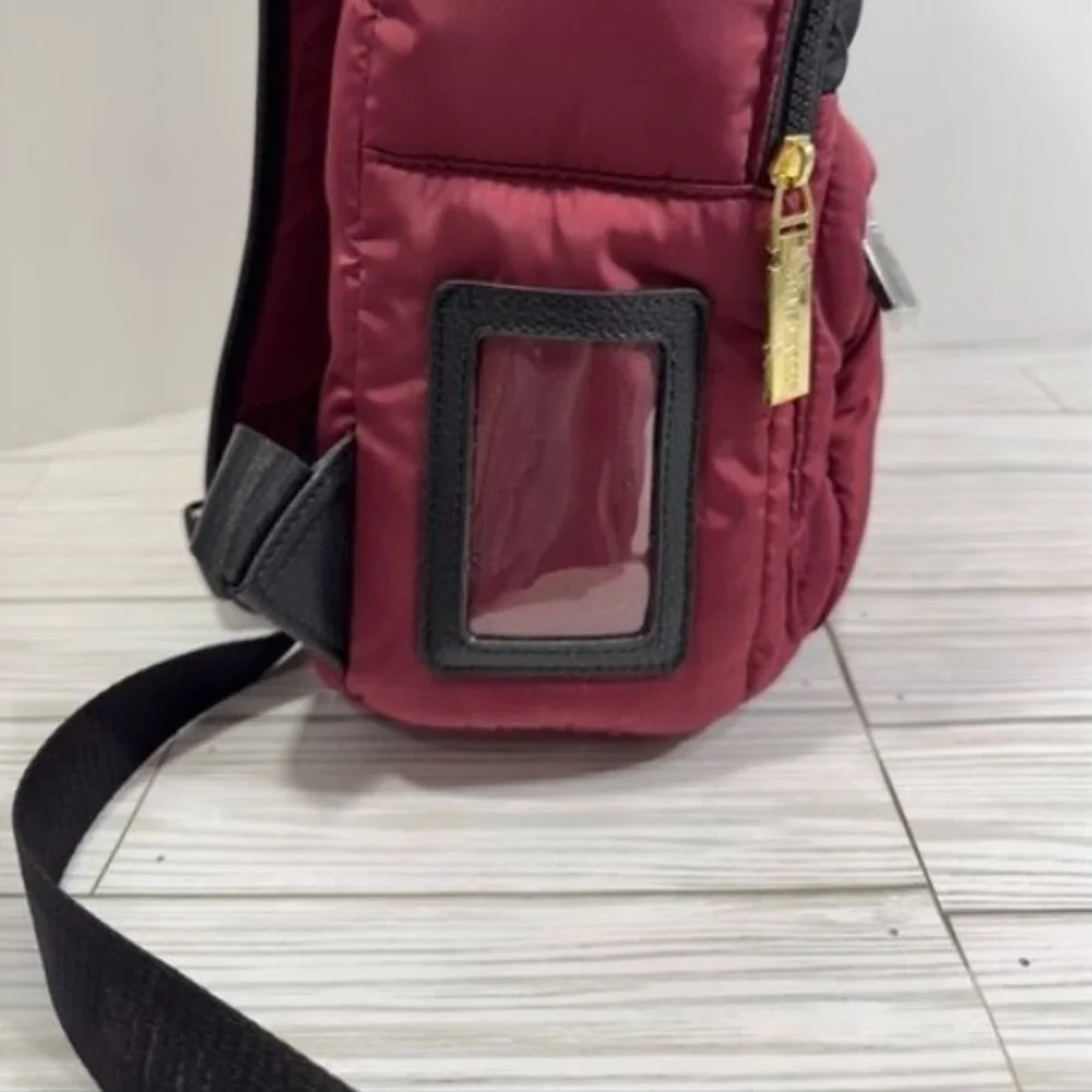STEVE MADDED QUILTED WINE‎ MULTI LARGE BACKPACK NWT